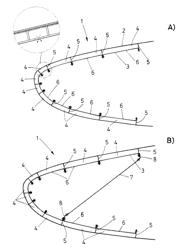 LEADING EDGE WITH LAMINAR FLOW CONTROL AND MANUFACTURING METHOD THEREOF