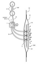 Wearable light unit with multiple LEDs and light effect material