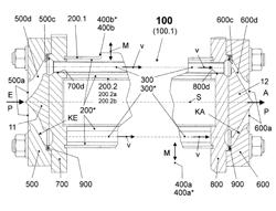 Apparatus for influencing the outflow region of a tube carrier plate of a tube bundle heat exchanger