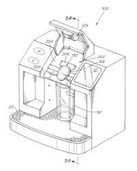 Capsule based system for preparing and dispensing a beverage