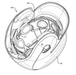 Mechanical fasteners for shock-absorbing helmets