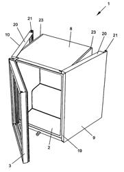 Casing for a device that can be used in domestic, catering, or retail sectors