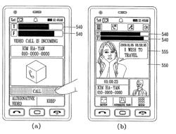 Mobile terminal and incoming screen display method thereof