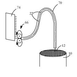 METHODS FOR INSERTING WIRES INTO A GASEOUS EMISSIONS TREATMENT UNIT