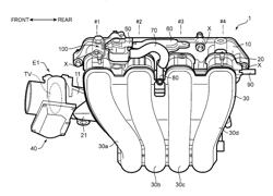 Intake manifold structure for engine