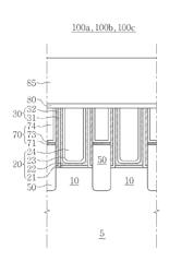 Semiconductor devices having a spacer on an isolation region