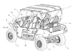 Front wall structure for a utility vehicle