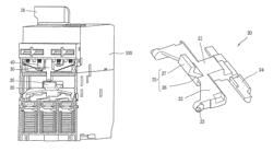 Structure of crossbar for manual motor starter