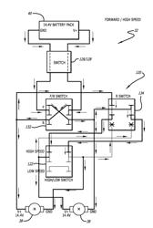 SPEED CONTROLLED SWITCHING SYSTEM FOR A RIDE-ON VEHICLE