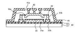 MEMS DEVICE WITH A STABILIZED MINIMUM CAPACITANCE