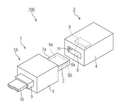 Connector system, connecting cable and receiving tool