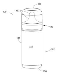 LIQUID CONTAINER AND MODULE FOR ADJUSTING TEMPERATURE OF LIQUID IN CONTAINER