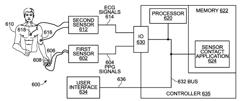 System and method for determining poor sensor contact in a multi-sensor device