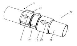 Fire hose coupling with directional indicator