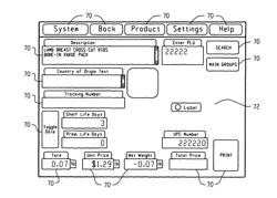 Scale with automatic offline indication and related method