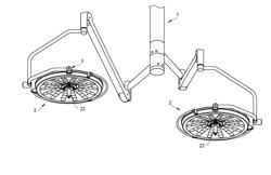 AUTOMATIC LIGHT INTENSITY COMPANSATING DEVICE OF SURGICAL LIGHT