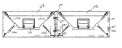 TABLE ASSEMBLY WITH ADAPTABLE GANGING CONNECTIONS