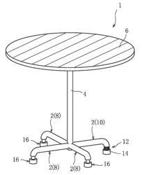 LEGGED FURNITURE, AND LEG ADJUSTER AND LEG ADJUSTER SET FOR USE IN SAME