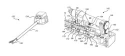 Motor interface for parallel drive shafts within an independently rotating member