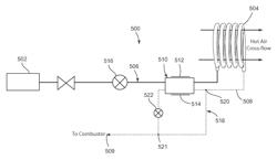 Turbine engine assembly and dual fuel aircraft system