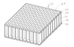 MARINE DECKING WITH SANDWICH-TYPE CONSTRUCTION AND METHOD OF MAKING SAME