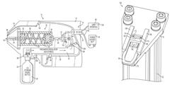 Fastener driving tool with portable pressurized power source