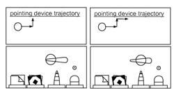 Computer-implemented method for configuring a tool with at least one pointing element on a screen