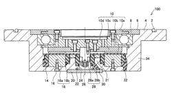 Motor used in an environment having a pressure different from atmospheric pressure