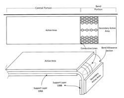 FLEXIBLE DISPLAY DEVICE WITH MULTIPLE TYPES OF MICRO-COATING LAYERS