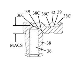 Eliminating maximum adjacent cut specification restrictions for telescoping pins