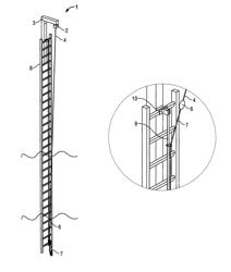 Tether system for a safety line