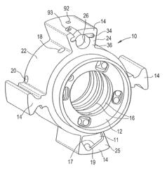 Mid lock directional supply and cam torsional recirculation