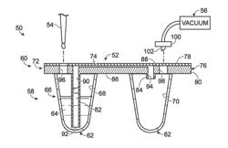 MICROFLUIDIC SYSTEM WITH FLUID PICKUPS