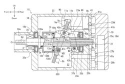 Variable displacement swash plate compressor