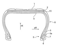 PNEUMATIC VEHICLE TYRE COMPRISING A CARCASS