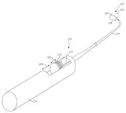 Expandable needle suture apparatus and associated handle assembly with rotational suture manipulation system