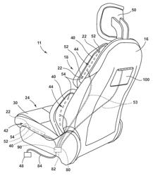 Seat having ambient lighting