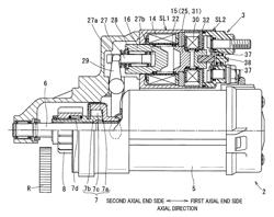 Electromagnetic switch device for starter