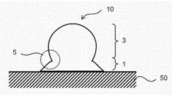 Structure formed on substrate, structure manufacturing method and line pattern