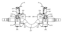 Tapered axle/suspension system beam for heavy-duty vehicles