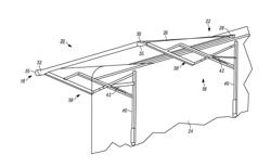 ANTI-BILLOW AWNING ASSEMBLY