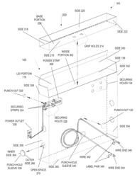 Electrical wire organization device