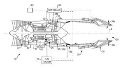 Control scheme using variable area turbine and exhaust nozzle to reduce drag