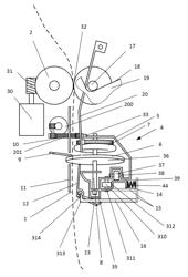 Product roll cutting and handling mechanism and method