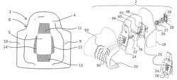 Backrest, method for adjusting a backrest and (wheel) chair provided with a backrest