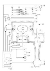 Plasma treating a process chamber