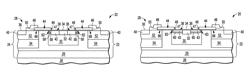 Alternating source region arrangement