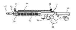 Integrated rail and sight system for firearm