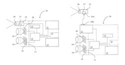 Method and system for projecting a visible representation of infrared radiation