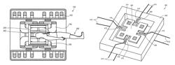 Magnetic field detectors, implantable medical devices, and related methods that utilize a suspended proof mass and magnetically sensitive material